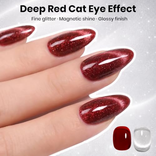 Beetles Cat Eye Gel Top Coat with Magnet - Clear 10ml, G-Clear-1