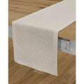 Light Natural Linen Table Runner 14 x 156 Inches - Athena