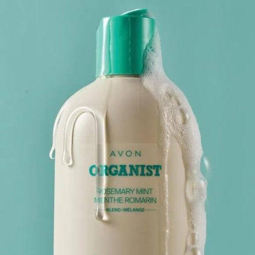 AVON Rosemary Mint Body Wash - Refreshing Herbal Cleanser for All Skin Types