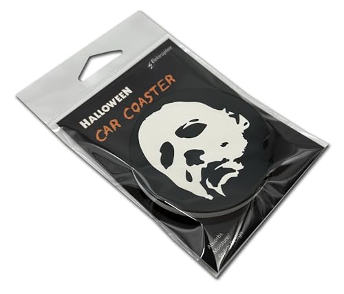 Michael Myers Car Coasters Set of 2 - Halloween Ceramic Absorbent Drink Coasters