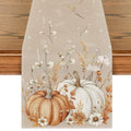 Table Runner 13x90 Inch Fall Decor Polyester Silver High Quality