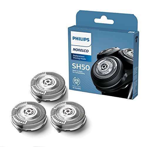 Genuine Philips Norelco Replacement Shaver Heads - 3 Count Pack - Compatible with Series 5000 & S6000
