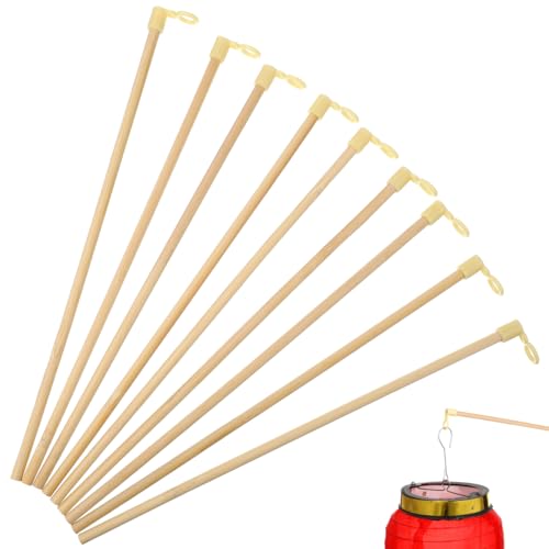 Portable Paper Lantern Poles 10.43 Inch for DIY Party Decorations Kids & Festivals