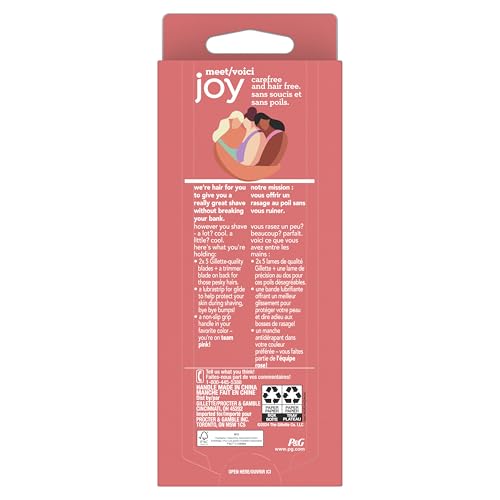 JOY The Pink One, 1 Razor and 2 Cartridges