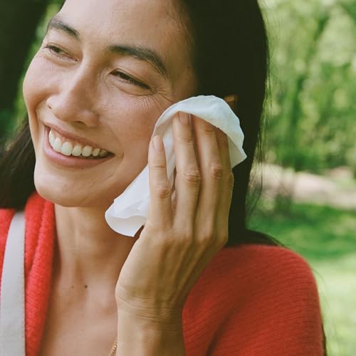 Refreshing Orange Lavender Fir Face Wipes - 40 Biodegradable, Cruelty-Free, Individually Wrapped