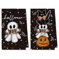 12x24 Inch Black Microfiber Kitchen Towels Set of 2 - Quick Dry, Absorbent Dish Cloths