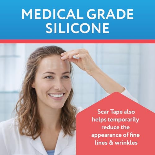 Silicone Scar Tape - Medical-Grade, Cut-to-Size, Water-Resistant for Hypertrophic & Keloid Scars
