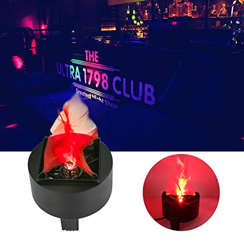 3 Pack 3D LED Fake Fire Flame Light Indoor Flame Effect Lamps for Christmas Halloween Party
