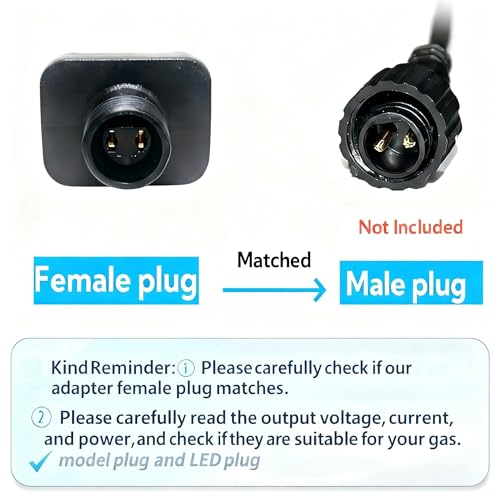12V 1.25A Outdoor Inflatable Decoration Power Adapter (4 Pack) - UL Safety Certified