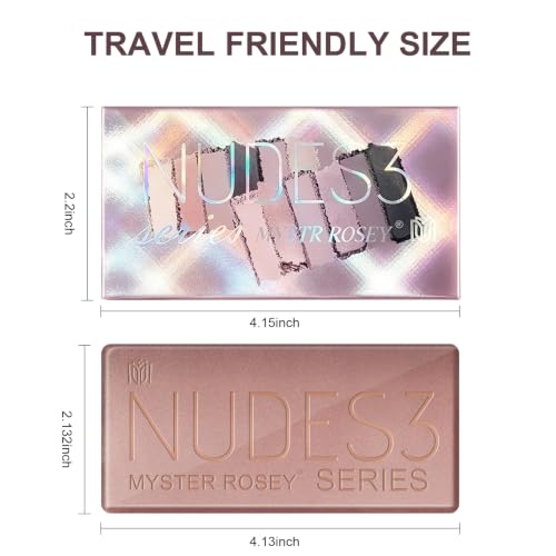 MYSTER ROSEY Mauve Taupe Mini Eyeshadow Palette - Neutral & Long-Lasting
