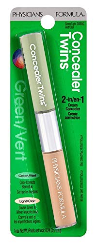 Physicians Formula Cream Dual-Ended Concealer Stick Green/Light - Neutralizing Dark Circles & Blemishes