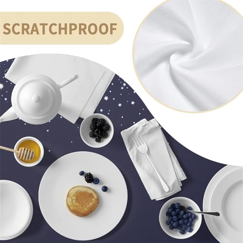 Fitted Waterproof Outdoor Tablecloth for 6 Foot Rectangular Tables - Galaxy Variation of THIS listing