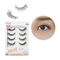 False Eyelashes 4 Pairs, Wispy Natural Look, Reusable, Ultra Thin Band – My Lash But Better