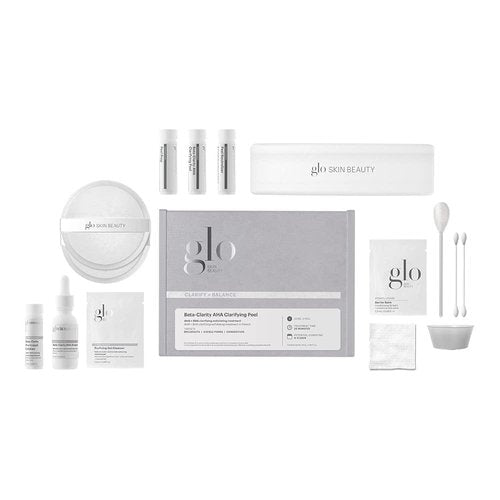 Glo Skin Beauty Beta-Clarity AHA Clarifying Peel - Level 2 Professional At-Home Kit for Exfoliating & Brightening