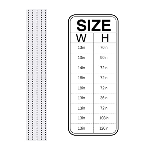 QueenKer Boho Black White Geometric Table Runner 13x36 Inch - Indoor Outdoor Decor
