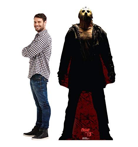 Dark Cardboard Jason Voorhees Cutout - Friday The 13th Standee
