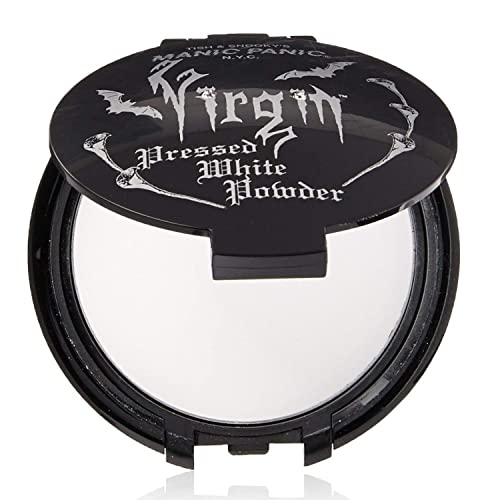 White Face Powder Makeup - Matte Finish, Buildable Coverage, Travel Compact
