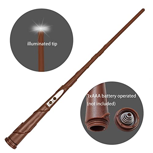 White Floating Candles with Wand - 10.8 Inch LED Set for Halloween & Party Decor - Leejec 10Pcs