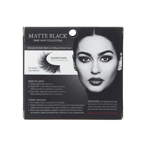 False Eyelashes 1 Pair Matte Sheer 16mm Reusable Lash Clusters - Natural Look