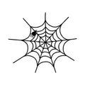 Halloween Spiderweb Wall Decal - 20 x 22.5 Inch Indoor Outdoor Vinyl Sticker