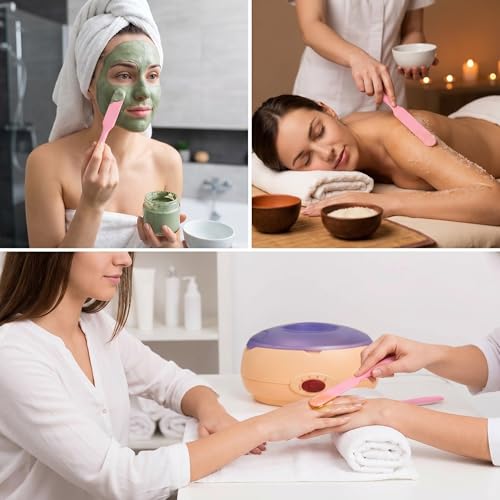 Silicone Wax Spatula for Hair Removal - Reusable Sun Pink