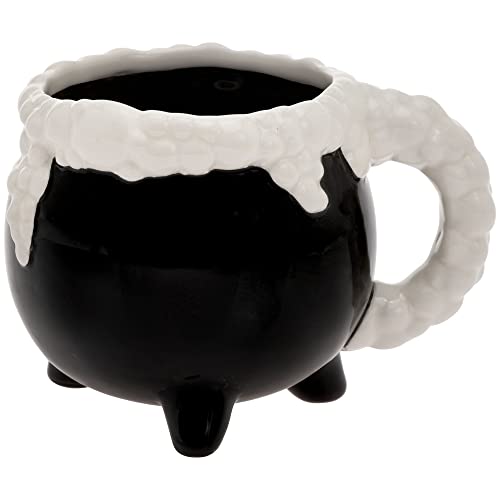13.5 oz Halloween Cauldron Ceramic Mug - Dishwasher & Microwave Safe Coffee Cup