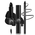 Black Lipstick and Lip Liner Set - Gothic Matte Lip Makeup - Variation: Black Lipstick + Lip Liner