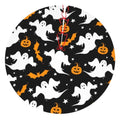 Halloween Ghost Pumpkin Tree Skirt 30 Inch Xmas Holiday Decor with Variation Small