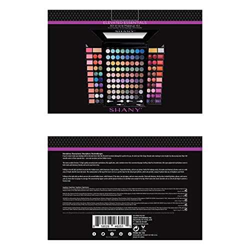 All-in-One Makeup Set with 72 Eyeshadows & 28 Lip Colors - Elevated Essentials - Variation of THIS listing