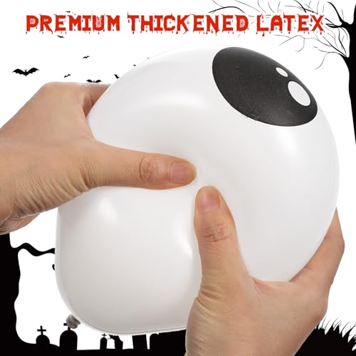 Eyeball Balloons Latex Halloween Party Balloons 12.7cm - 100pcs