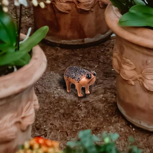 Funny Grumpy Frog Statue - Resin Garden & Yard Decor, Outdoor Sculpture