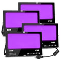Black Light Flood Light 80W Outdoor UV LED for Glow Party, Halloween, Stage
