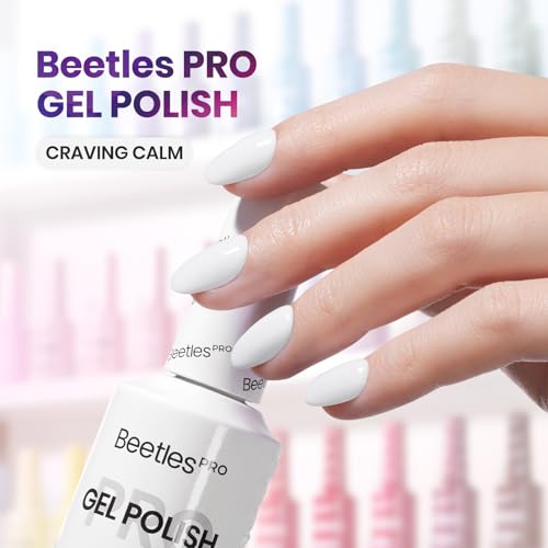 White Gel Nail Polish - Long-Lasting 20ml Professional Nail Art