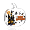 Halloween Pumpkin Acrylic Tabletop Sign - Standing Decor for Fall & Holiday