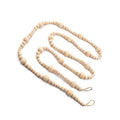 Farmhouse Wooden Beaded Garland - Pumpkin Accent, 86 Inch Size 3