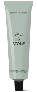 Salt & Stone Hand Cream for Women & Men | Hydrates, Nourishes & Softens Skin | Restores Dry Cracked Hands | Fast-Absorbing | Cruelty-Free & Vegan | Bergamot & Hinoki 2 fl oz