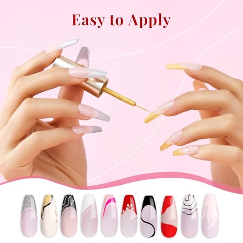 Beetles Gel Polish Nail Art Gel Liner Set - Multicolor 6