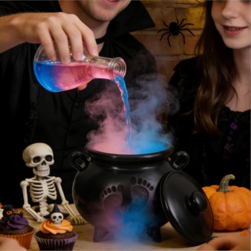 Halloween Gender Reveal Cauldron Centerpiece - Spooky Baby Shower Decor