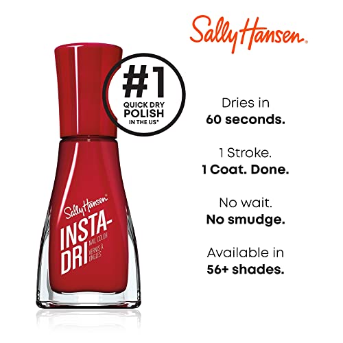 Sally Hansen Insta-Dri Nail Polish Glow Getter 0.31 Fl Oz - Quick-Dry, No Smudge