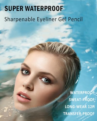 White Waterproof Waterline Eyeliner Pencil - Matte Cream, Pack of 1
