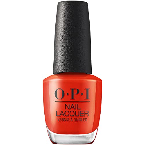 OPI Rust & Relaxation Nail Lacquer - Red Classic Polish with Long-Lasting Finish