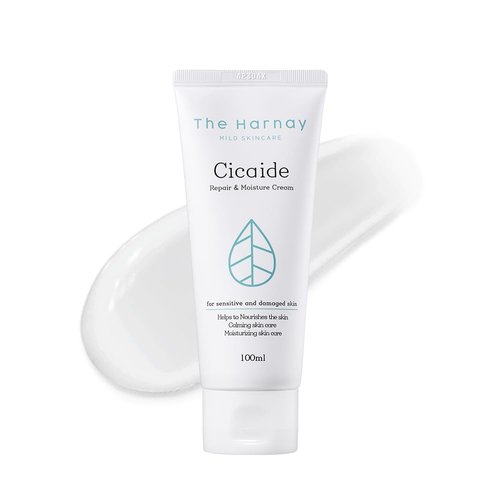 The HARNAY Cicaide Cream 3.53oz | Daily Face Moisturizer with Cica & Ceramide NP | Deep Hydrating Korean Face Cream for Soothing & Moisture | Hydrating Base Prep | K Beauty Skincare