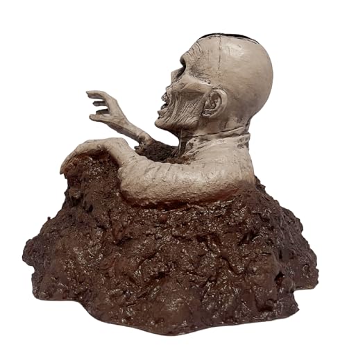 Halloween Creepy Zombie Decor - 11 Inch Cemetery Haunted House Prop - Variation of Zombie