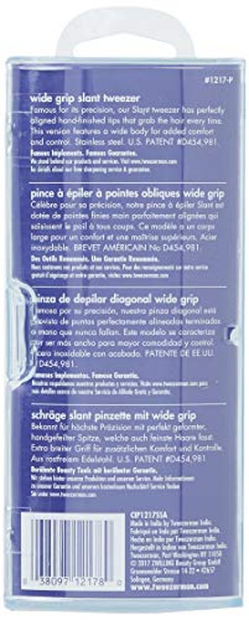 Tweezerman Wide Grip Slant Tweezer
