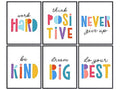 Kids Room Wall Art - Inspirational Quotes 11x14 - Nursery & Classroom Decor - Family Signs - Unframed Poster - Variation of THIS listing