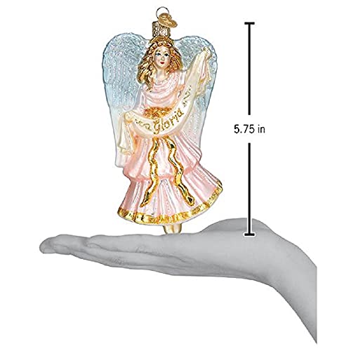 Nativity Angel Christmas Ornament Glass Handcrafted Holiday Decoration