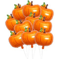 Thanksgiving Pumpkin Balloons Set - Orange Foil 21in Fall Party Decorations - Pumpkin Variation