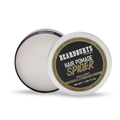 Spider Hair Styling Wax with Medium Hold & Natural Finish - Unscented, 3.5 Fl Oz - Variation: Spider