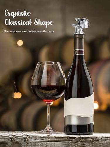 Grim Skull Wine Pourer Spout - Gothic Skeleton Liquor Dispenser for Bottles
