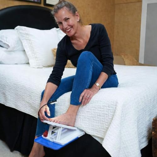 At-Home Pedicure Kit with Adjustable Foot Rest & LED Light – Foot & Nail Care Set